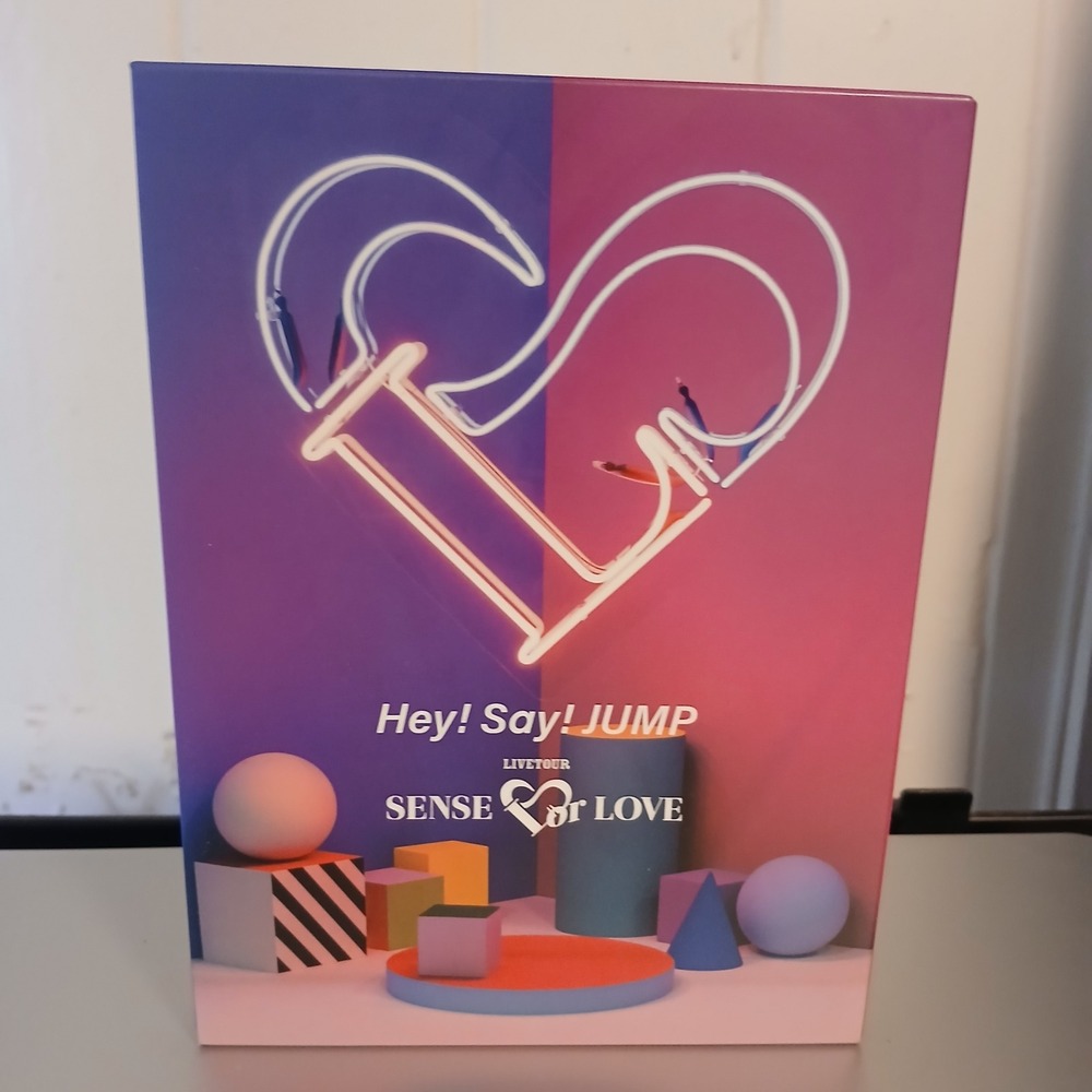 Hey Say JUMP Live Tour SENSE or LOVE DVD Pink Purple 3-Disc Concert Set